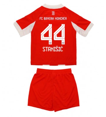 Bayern Munich Josip Stanisic #44 Hjemmebanetrøje Børn 2025-26 Kortærmet (+ Korte bukser)